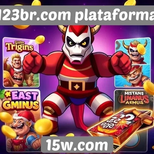 Diversidade de jogos disponíveis na plataforma 123br.com